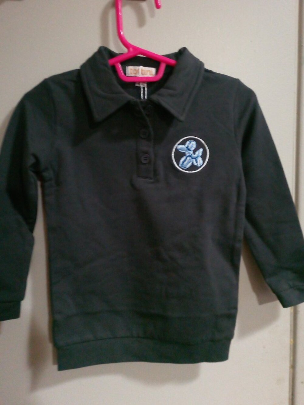 Gray Emblem Polo